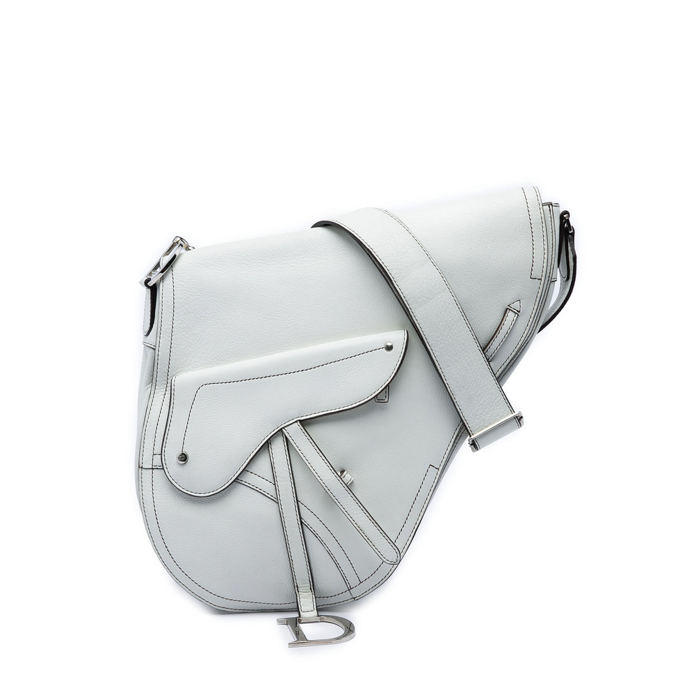 Pre-Loved Dior Leather Baudrier Saddle Bag